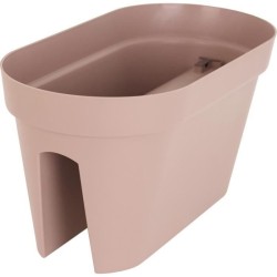ARTEVASI Jardiniere pour balcon CAPRI -Gris taupe - 30 x 60 x H 30 cm