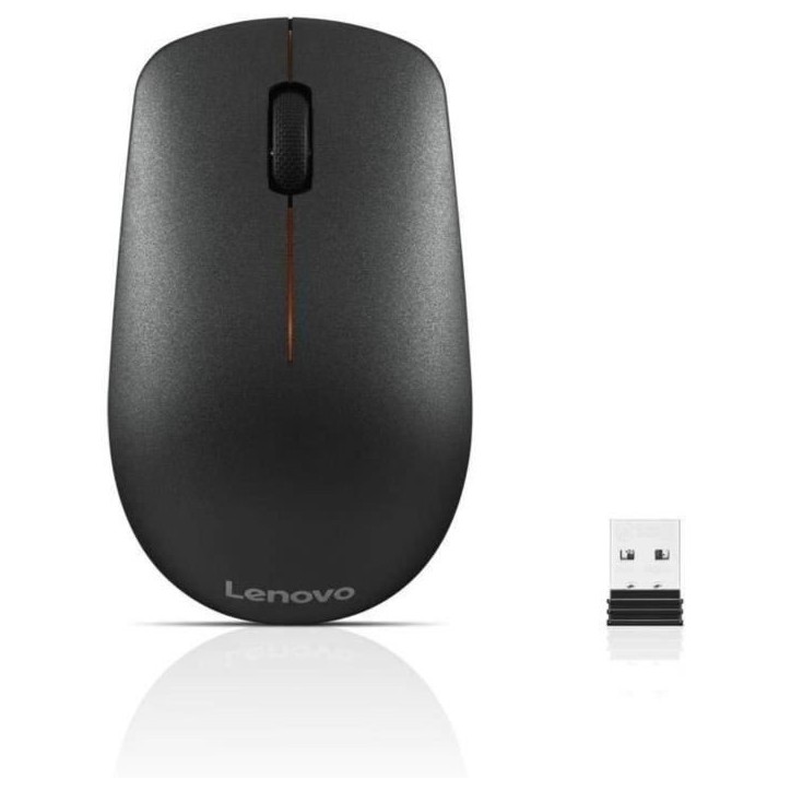 Souris sans fil - LENOVO - 400 - 1200 DPI - Noir Souris sans fil - LENOVO - 400 - 1200 DPI - Noir