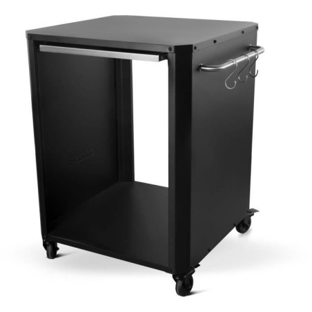 Chariot avec planche a découper - COZZE - 90300 - 77 x 66,5 x 82,5 cm - Tablette Inox 43x35 cm