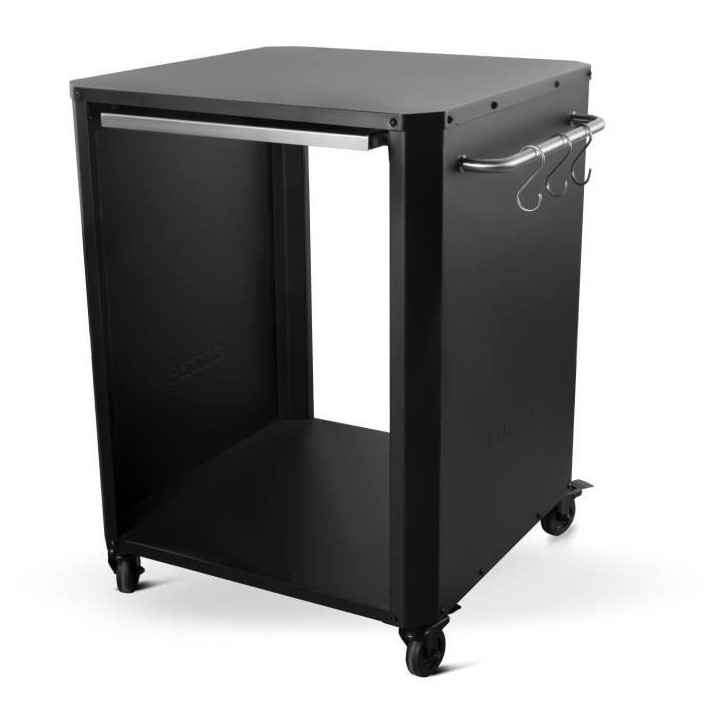 Chariot avec planche a découper - COZZE - 90300 - 77 x 66,5 x 82,5 cm - Tablette Inox 43x35 cm