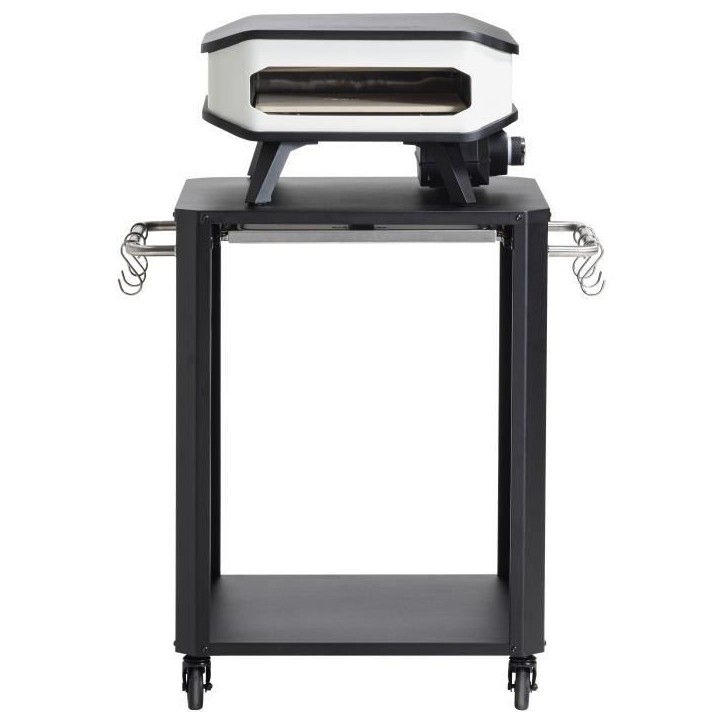 Chariot avec planche a découper - COZZE - 90300 - 77 x 66,5 x 82,5 cm - Tablette Inox 43x35 cm