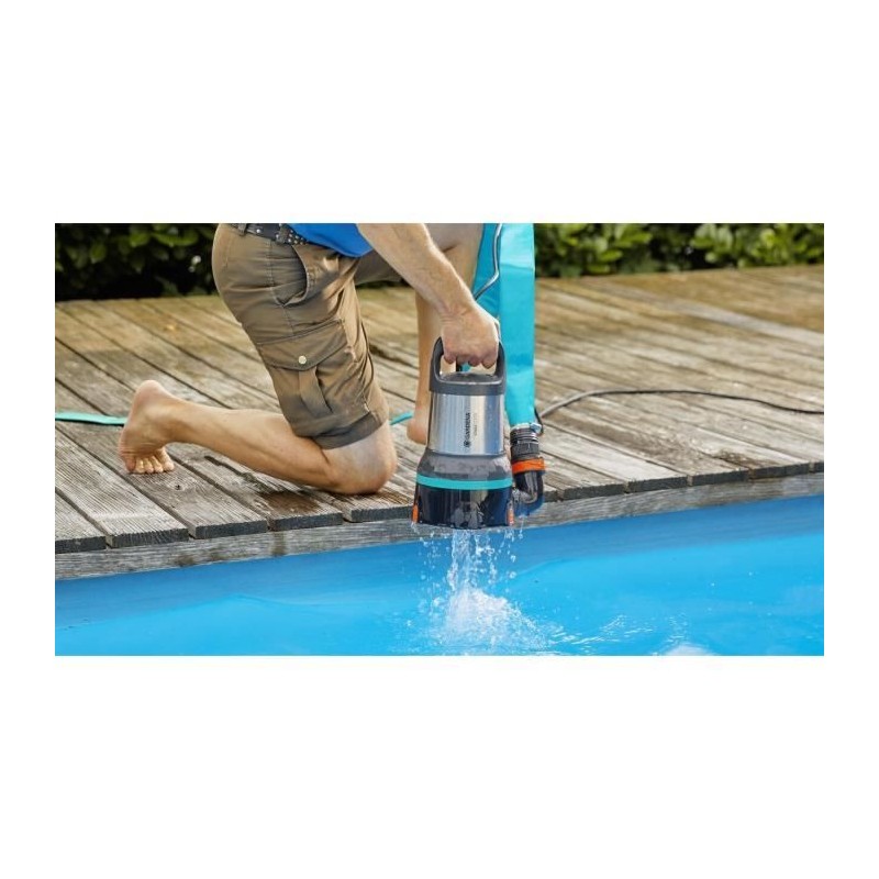 GARDENA Pompe d'évacuation eaux claires 17000 Aquasensor GARDENA Pompe d'évacuation eaux claires 17000 Aquasensor