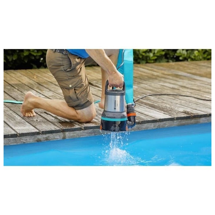GARDENA Pompe d'évacuation eaux claires 17000 Aquasensor GARDENA Pompe d'évacuation eaux claires 17000 Aquasensor
