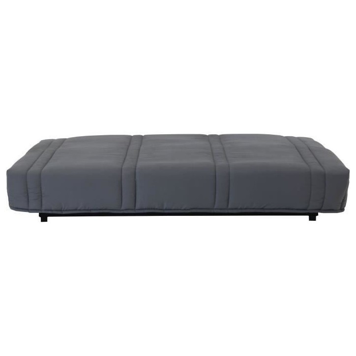 Banquette clic clac 3 places - anthracite - Style contemporain - L 193 x P 92 cm - LENA Banquette clic clac 3 places - anthracite - Style contemporain - L 193 x P 92 cm - LENA
