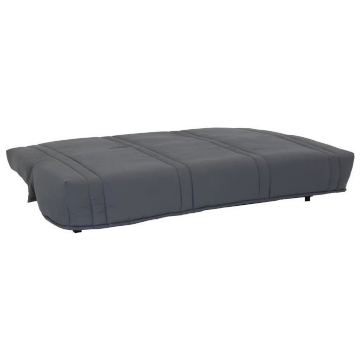 Banquette clic clac 3 places - anthracite - Style contemporain - L 193 x P 92 cm - LENA Banquette clic clac 3 places - anthracite - Style contemporain - L 193 x P 92 cm - LENA