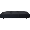 Banquette clic clac 3 places - tissu Noir - Style contemporain - L 193
