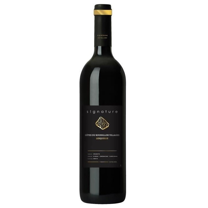Signature Lesquerde 2021 Côtes du Roussillon Villages - Vin rouge de Languedoc