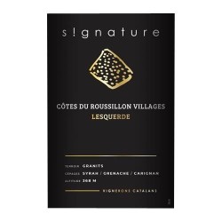Signature Lesquerde 2021 Côtes du Roussillon Villages - Vin rouge de