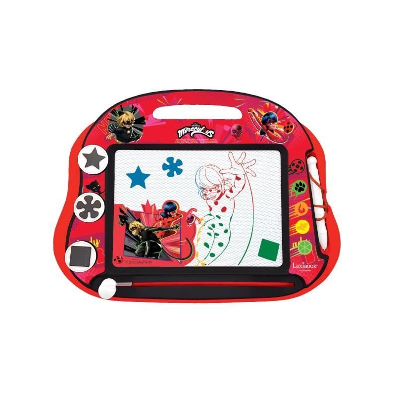 Ardoise Magique - LEXIBOOK - Miraculous - Format A5 - Rouge - Pour Enf Ardoise Magique - LEXIBOOK - Miraculous - Format A5 - Rouge - Pour Enf