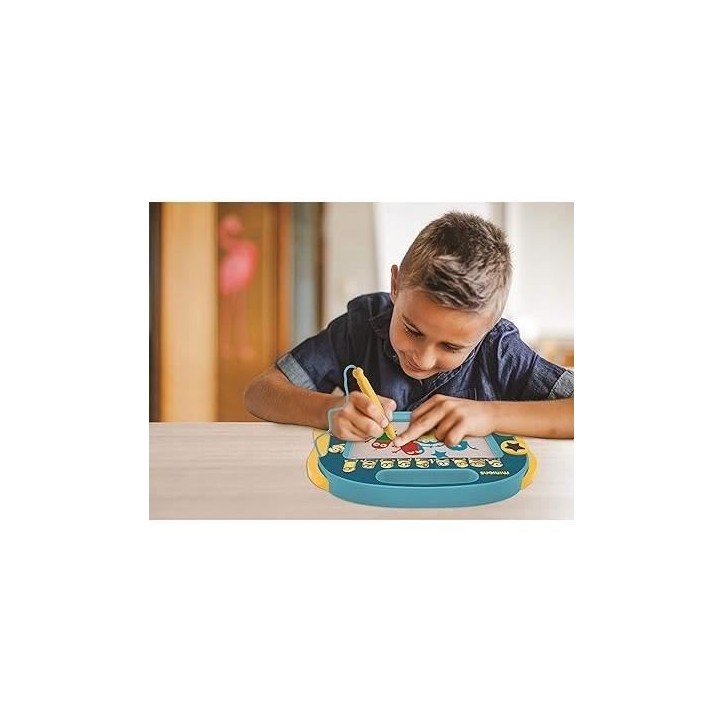 Ardoise Magnétique Enfant - LEXIBOOK - Dinosaure - Multicolore - Effaçable - Avec Tampons Magnétiques Ardoise Magnétique Enfant - LEXIBOOK - Dinosaure - Multicolore - Effaçable - Avec Tampons Magnétiques