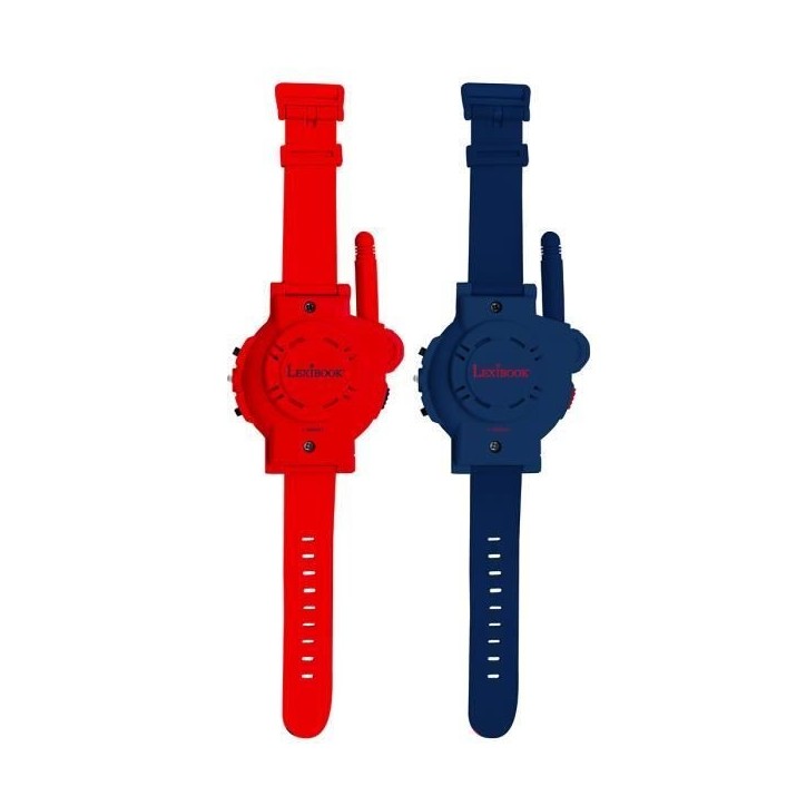 Montre 2 en 1 Walkie-Talkie SpiderMan 200m - LEXIBOOK - Rouge - Pour Enfant des 3 ans - Licence Spiderman Montre 2 en 1 Walkie-Talkie SpiderMan 200m - LEXIBOOK - Rouge - Pour Enfant des 3 ans - Licence Spiderman