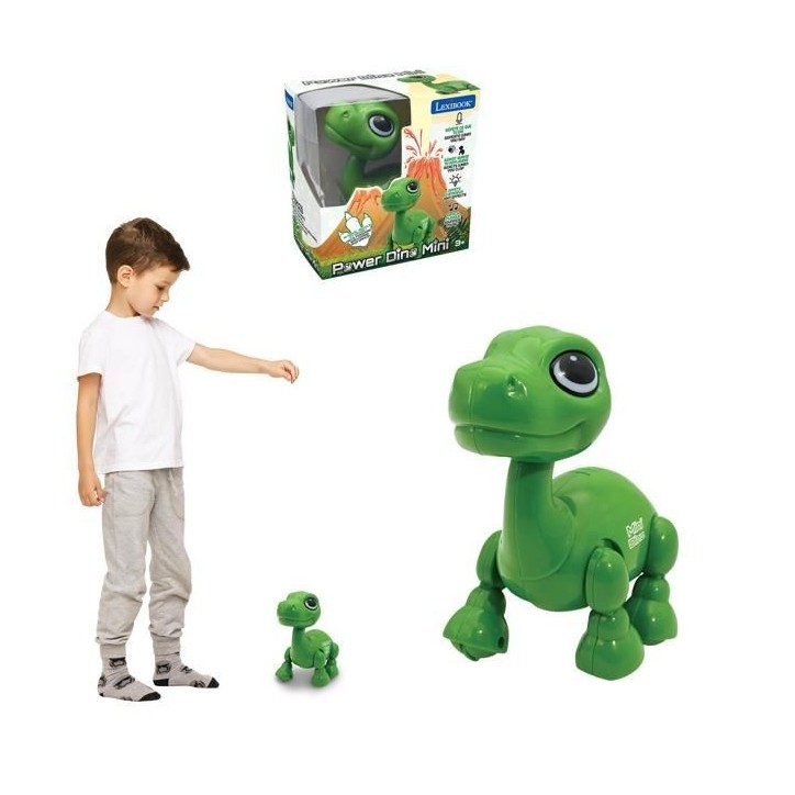 Power Puppy Mini - Robot dinosaure avec effets lumineux et sonores, contrôle par claquement de main, répétition Power Puppy Mini - Robot dinosaure avec effets lumineux et sonores, contrôle par claquement de main, répétition