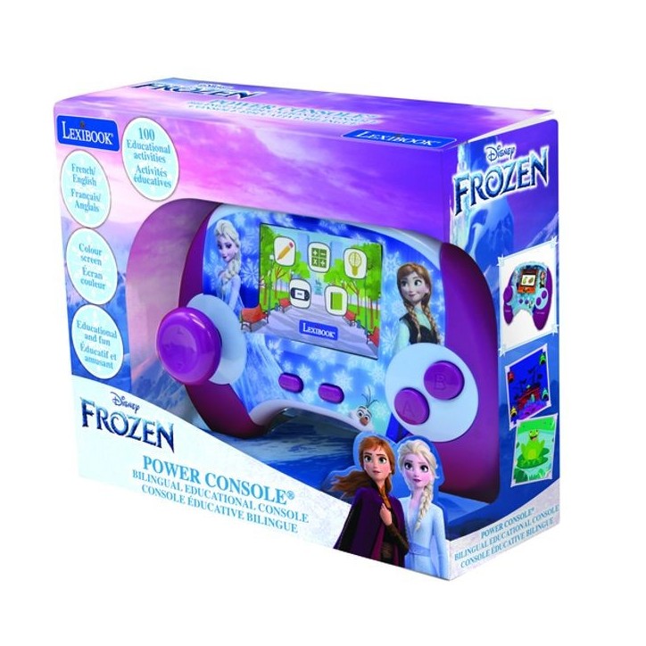 Console éducative bilingue La Reine des Neiges avec écran LCD FR-EN Console éducative bilingue La Reine des Neiges avec écran LCD FR-EN