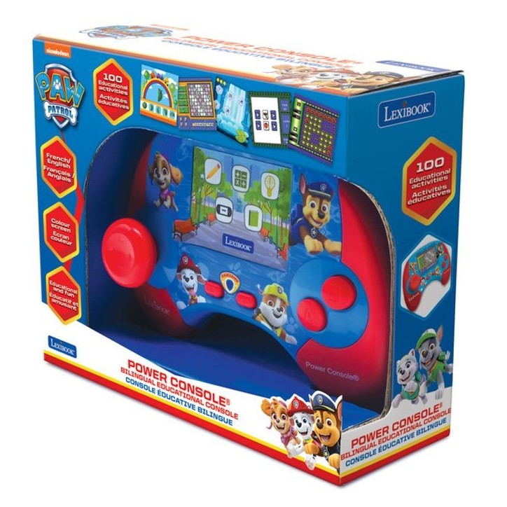 Console éducative bilingue La Pat' Patrouille avec écran LCD FR-EN