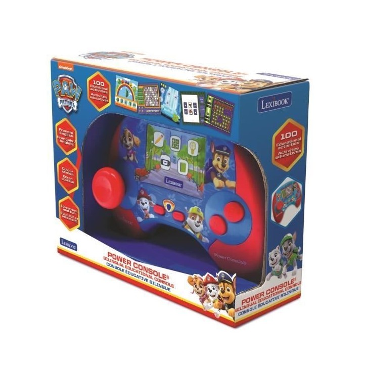 Console éducative bilingue La Pat' Patrouille avec écran LCD FR-EN