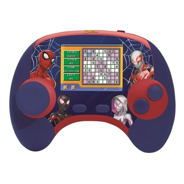 Console éducative bilingue Spider-Man avec écran LCD FR-EN
