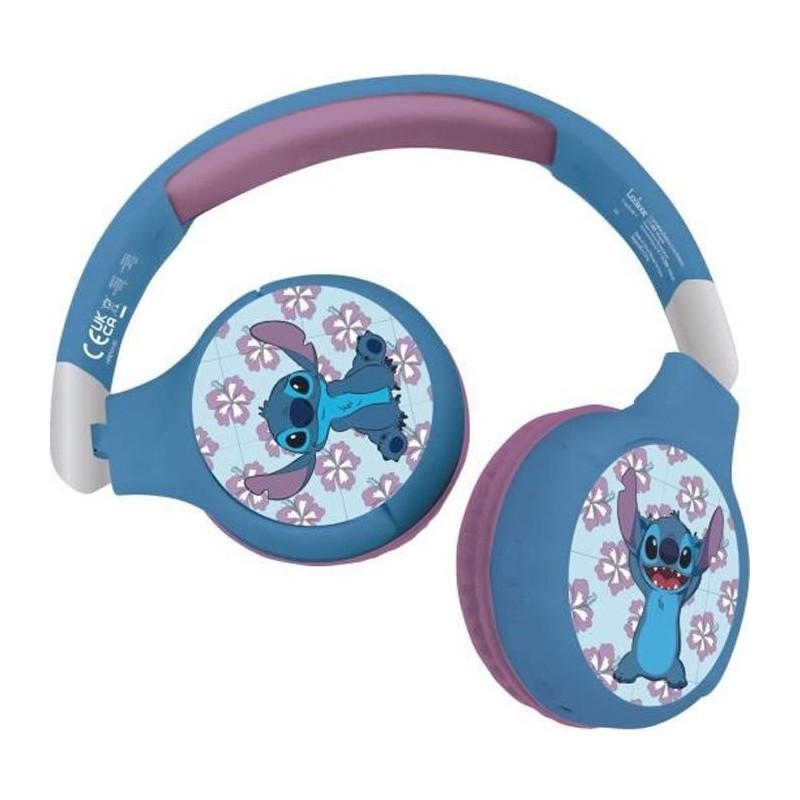 LEXIBOOK - Casque audio Bluetooth et filaire 2 en 1 - Pliable et ajust LEXIBOOK - Casque audio Bluetooth et filaire 2 en 1 - Pliable et ajust