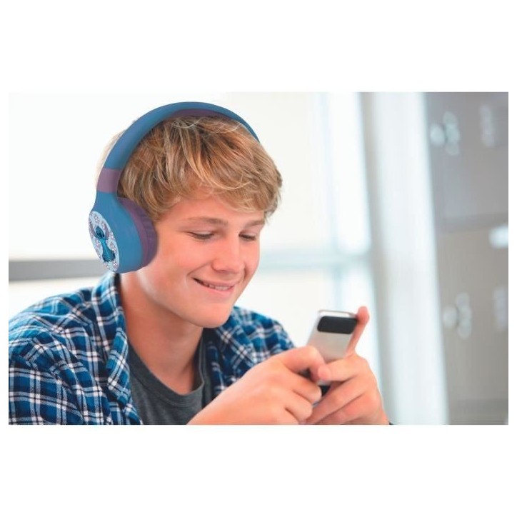 LEXIBOOK - Casque audio Bluetooth et filaire 2 en 1 - Pliable et ajustable - Disney Stitch LEXIBOOK - Casque audio Bluetooth et filaire 2 en 1 - Pliable et ajustable - Disney Stitch