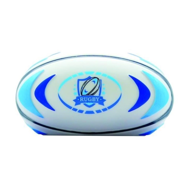 Réveil digital avec veilleuse lumineuse ballon de rugby en 3D et effets sonores