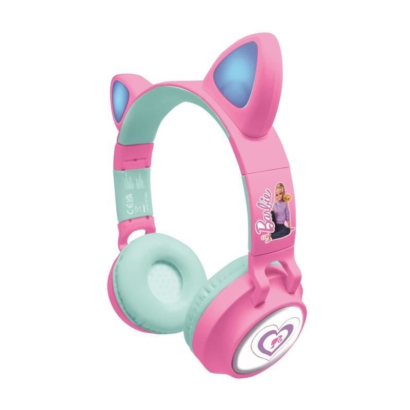 Casque enfant - LEXIBOOK - Barbie - Bluetooth 5.0 - Effets lumineux - Casque enfant - LEXIBOOK - Barbie - Bluetooth 5.0 - Effets lumineux -