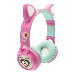 Casque enfant - LEXIBOOK - Barbie - Bluetooth 5.0 - Effets lumineux -