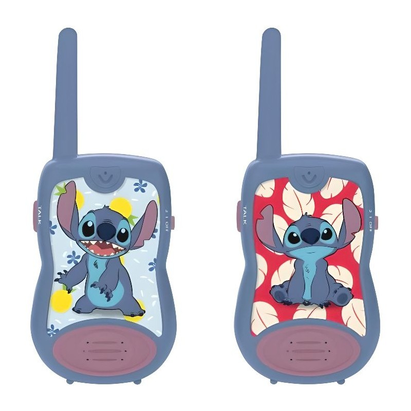 Talkies-Walkies Disney Stitch - LEXIBOOK - Portée 200m - Bleu Talkies-Walkies Disney Stitch - LEXIBOOK - Portée 200m - Bleu