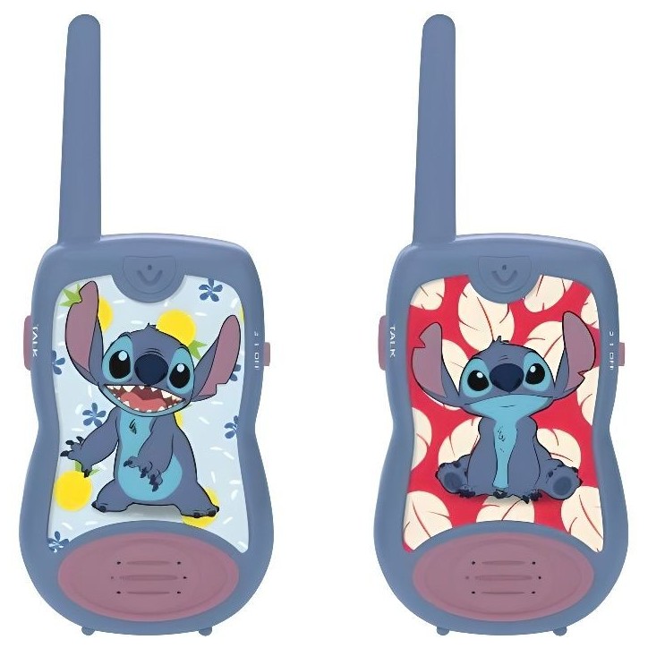 Talkies-Walkies Disney Stitch - LEXIBOOK - Portée 200m - Bleu Talkies-Walkies Disney Stitch - LEXIBOOK - Portée 200m - Bleu