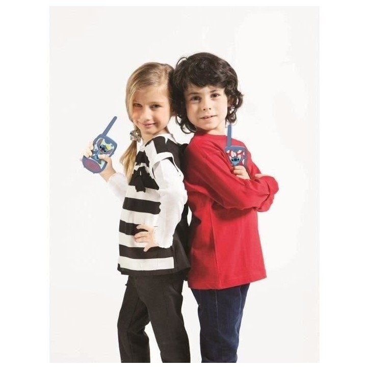 Talkies-Walkies Disney Stitch - LEXIBOOK - Portée 200m - Bleu Talkies-Walkies Disney Stitch - LEXIBOOK - Portée 200m - Bleu