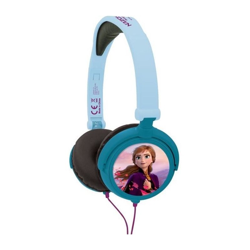 LA REINE DES NEIGES Casque stéréo enfant LEXIBOOK - pliable et ajust