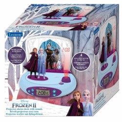 Réveil Projecteur La Reine des Neiges 2 - Effets sonores et veilleuse
