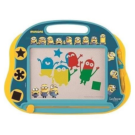 Lexibook - Ardoise Magique Minions - Format A5 avec accessoires magné