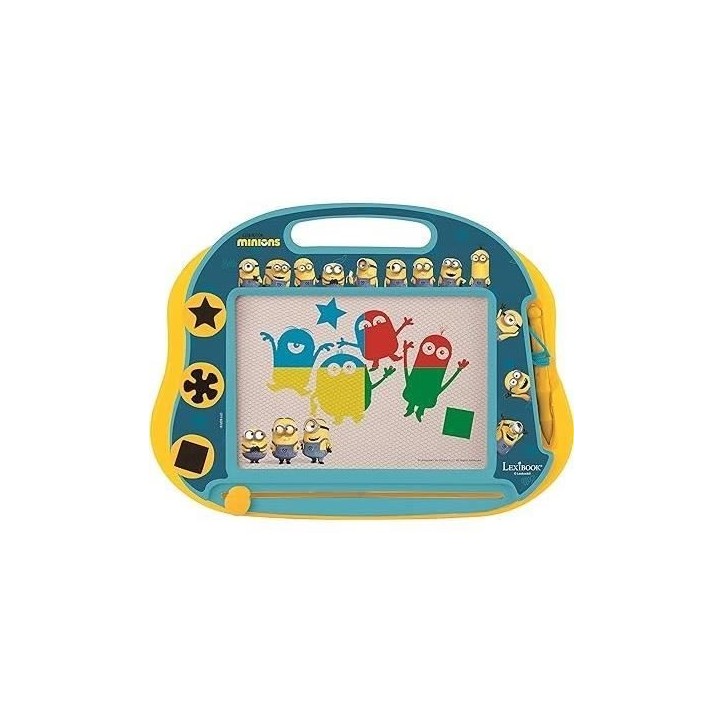Lexibook - Ardoise Magique Minions - Format A5 avec accessoires magnétiques