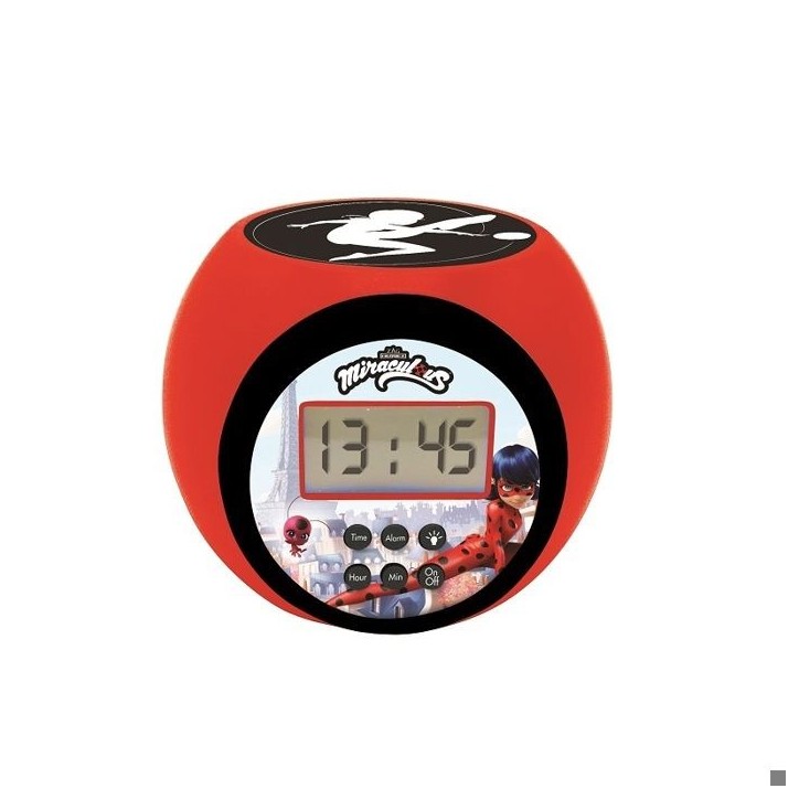 Réveil projecteur Miraculous avec minuteur