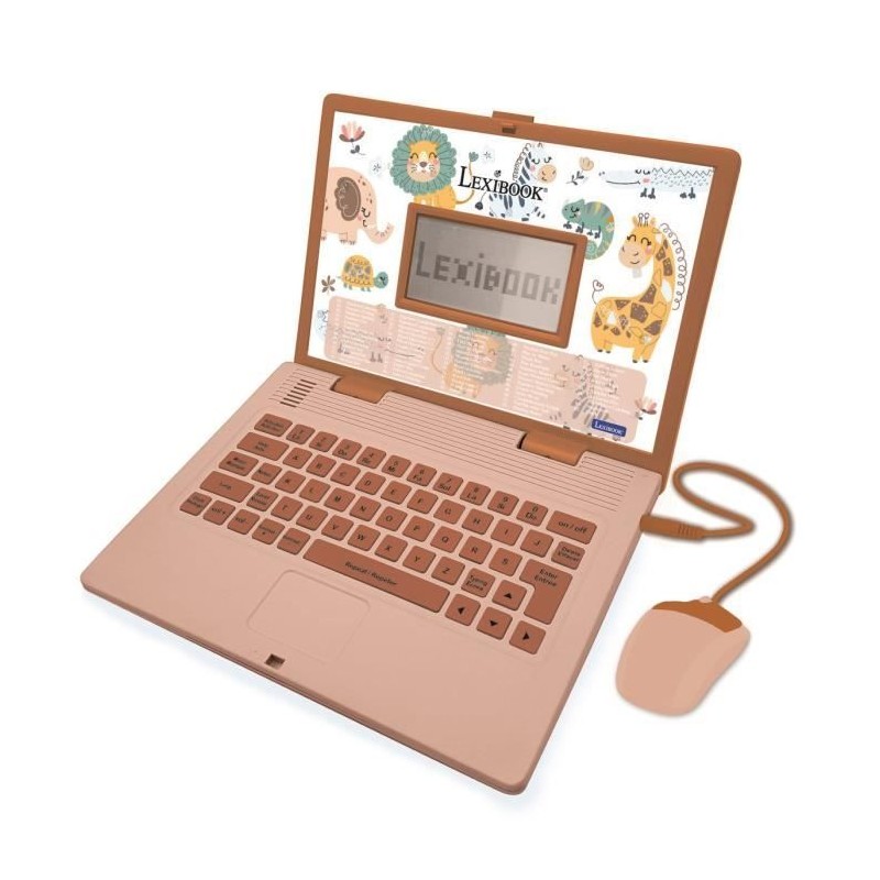 Lexibook - Ordinateur éducatif coloris Animaux – 124 activités (Fr