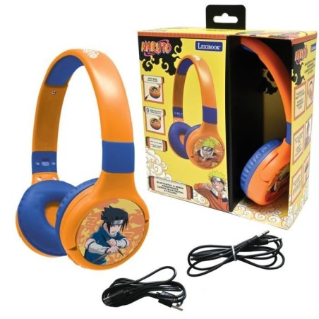Casque 2 en 1 Bluetooth et Filaie confortable et pliable avec limitati