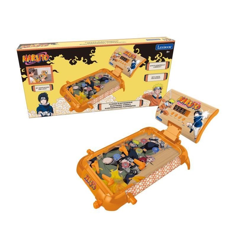 Flipper électronique de table Naruto avec sons, lumieres et affichage Flipper électronique de table Naruto avec sons, lumieres et affichage