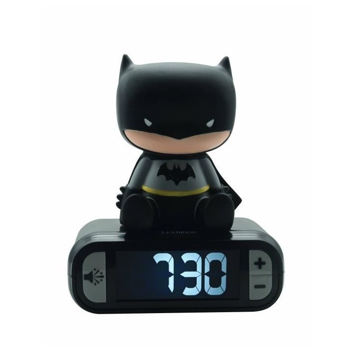 Réveil veilleuse digital LEXIBOOK - Batman - 3D lumineux et sonore - Noir - Enfant Réveil veilleuse digital LEXIBOOK - Batman - 3D lumineux et sonore - Noir - Enfant