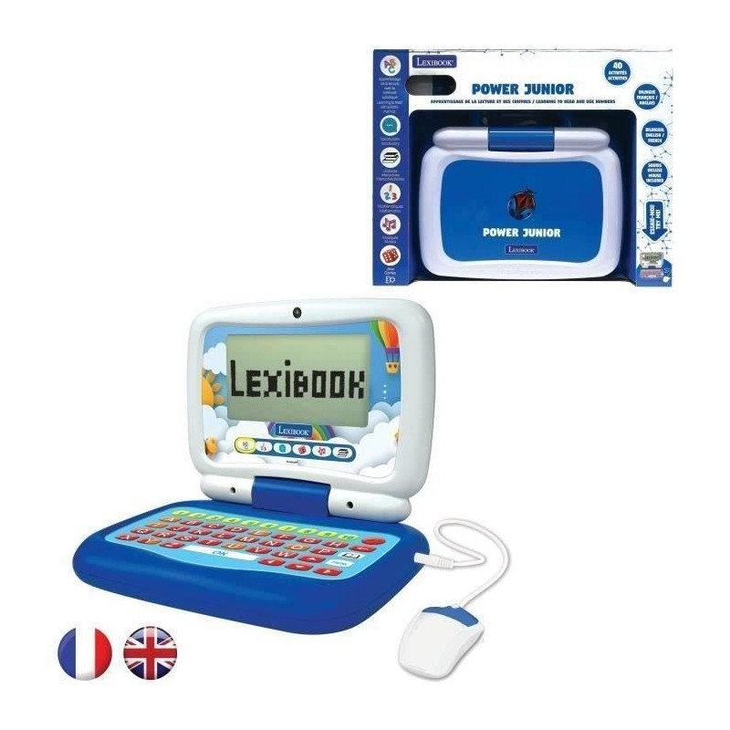 Ordinateur portable éducatif parlant bilingue FR/EN pour un total de