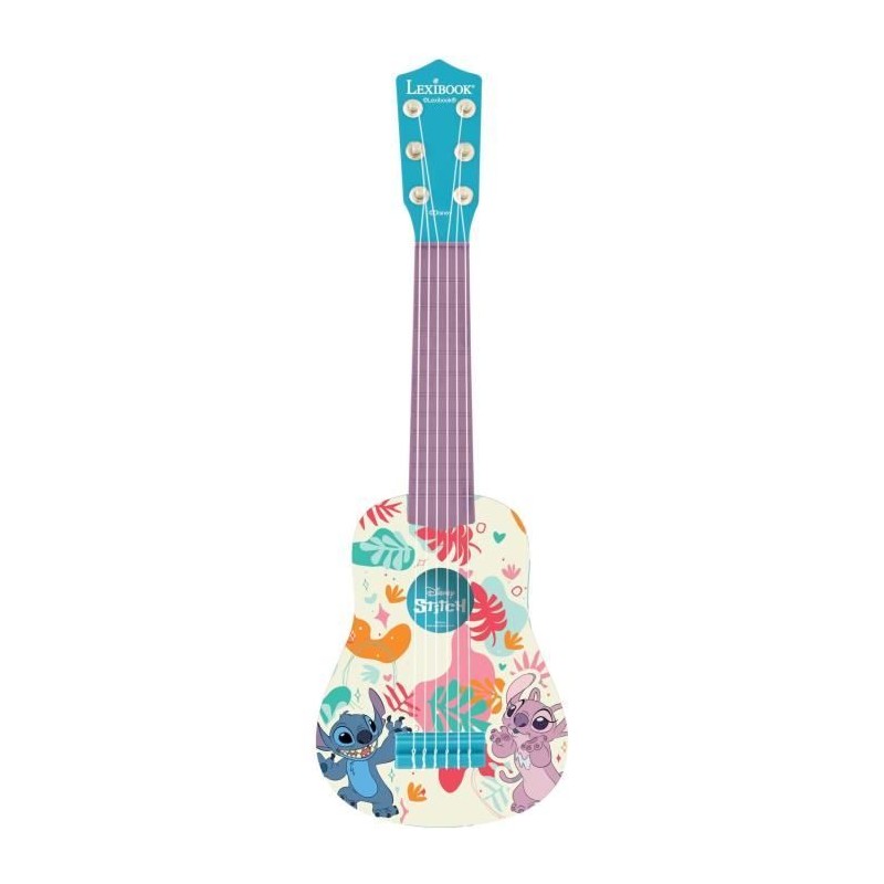 Lexibook - Ma Premiere Guitare Stitch - 53cm - Guide d'apprentissage i Lexibook - Ma Premiere Guitare Stitch - 53cm - Guide d'apprentissage i