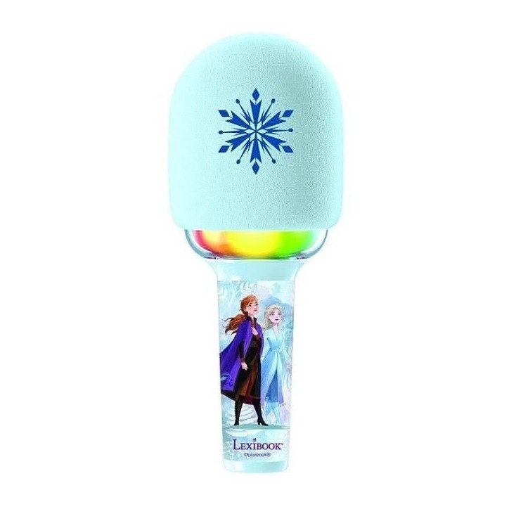 Lexibook - Microphone Karaoke Reine des Neiges - 3 modes et 4 effets sur la voix - Recharge USB-C - Bluetooth Sans fil Lexibook - Microphone Karaoke Reine des Neiges - 3 modes et 4 effets sur la voix - Recharge USB-C - Bluetooth Sans fil