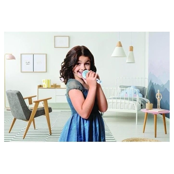 Lexibook - Microphone Karaoke Reine des Neiges - 3 modes et 4 effets sur la voix - Recharge USB-C - Bluetooth Sans fil Lexibook - Microphone Karaoke Reine des Neiges - 3 modes et 4 effets sur la voix - Recharge USB-C - Bluetooth Sans fil