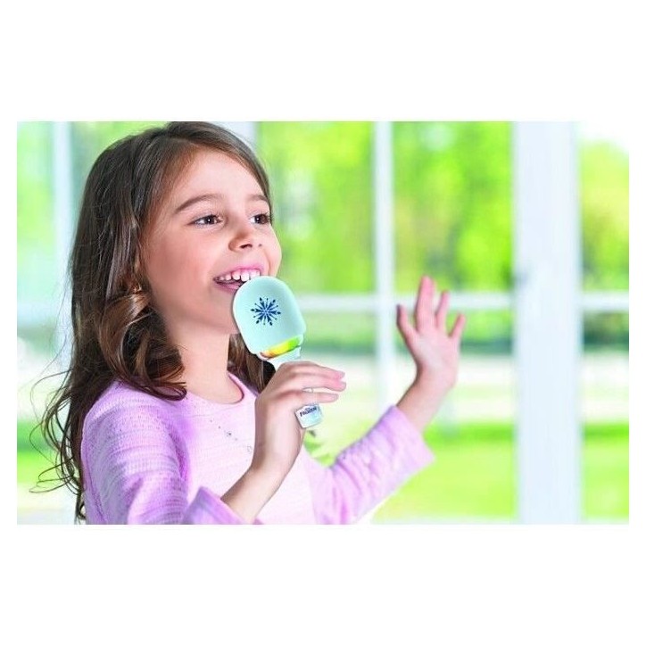 Lexibook - Microphone Karaoke Reine des Neiges - 3 modes et 4 effets sur la voix - Recharge USB-C - Bluetooth Sans fil Lexibook - Microphone Karaoke Reine des Neiges - 3 modes et 4 effets sur la voix - Recharge USB-C - Bluetooth Sans fil