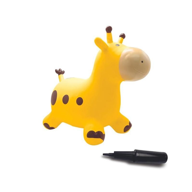Girafe sauteuse gonflable - Lexibook - 45 cm H - Pompe manuelle inclus Girafe sauteuse gonflable - Lexibook - 45 cm H - Pompe manuelle inclus