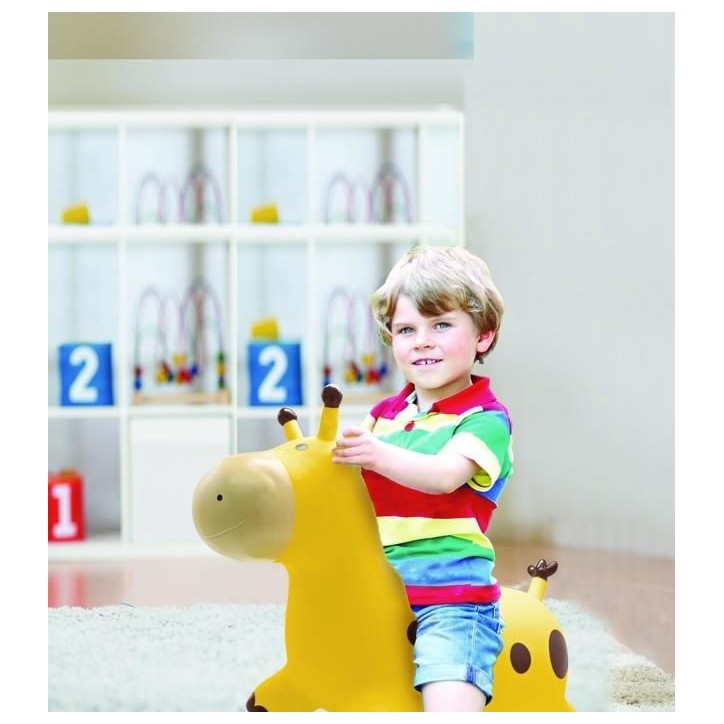 Girafe sauteuse gonflable - Lexibook - 45 cm H - Pompe manuelle incluse - Dés 3 ans Girafe sauteuse gonflable - Lexibook - 45 cm H - Pompe manuelle incluse - Dés 3 ans