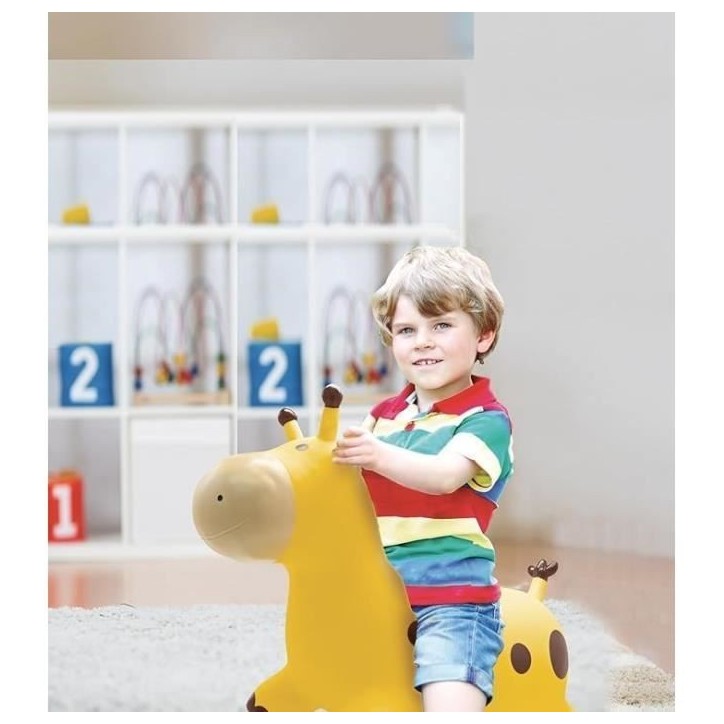 Girafe sauteuse gonflable - Lexibook - 45 cm H - Pompe manuelle incluse - Dés 3 ans Girafe sauteuse gonflable - Lexibook - 45 cm H - Pompe manuelle incluse - Dés 3 ans