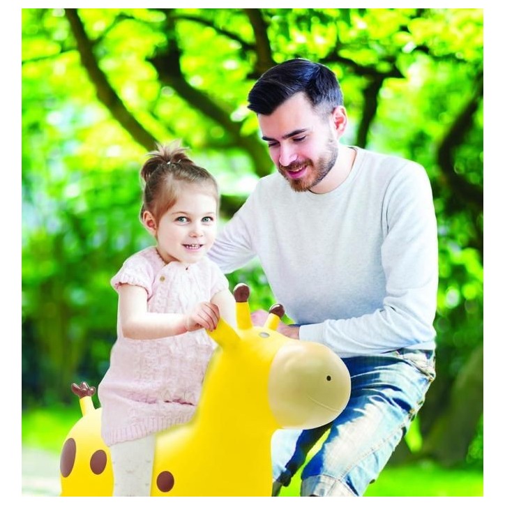 Girafe sauteuse gonflable - Lexibook - 45 cm H - Pompe manuelle incluse - Dés 3 ans Girafe sauteuse gonflable - Lexibook - 45 cm H - Pompe manuelle incluse - Dés 3 ans