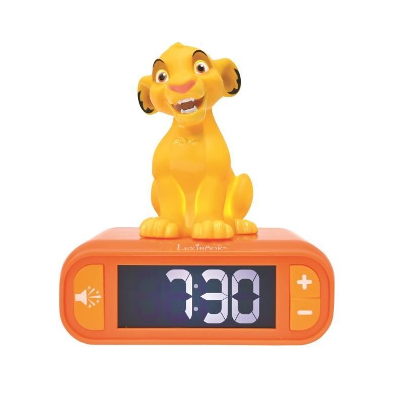 Réveil veilleuse digital LEXIBOOK - Simba - 3D lumineux et sonore - J Réveil veilleuse digital LEXIBOOK - Simba - 3D lumineux et sonore - J
