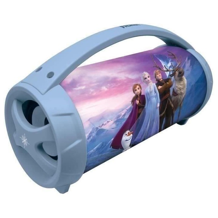 Enceinte Bluetooth Sans-Fil Lumineuse avec Micro La Reine des Neiges Enceinte Bluetooth Sans-Fil Lumineuse avec Micro La Reine des Neiges
