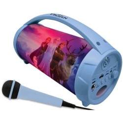 Enceinte Bluetooth Sans-Fil Lumineuse avec Micro La Reine des Neiges