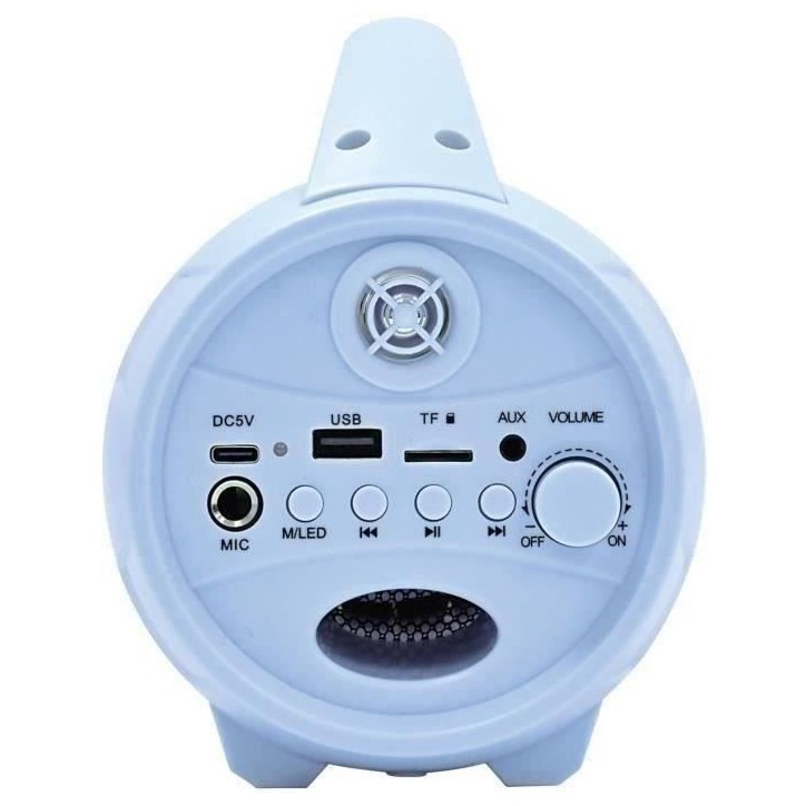 Enceinte Bluetooth Sans-Fil Lumineuse avec Micro La Reine des Neiges Enceinte Bluetooth Sans-Fil Lumineuse avec Micro La Reine des Neiges